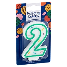 Bakery Crafts 3 in 2 Birthday Candle