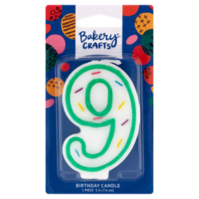 Bakery Crafts 3 in 9 Birthday Candle ShopRite