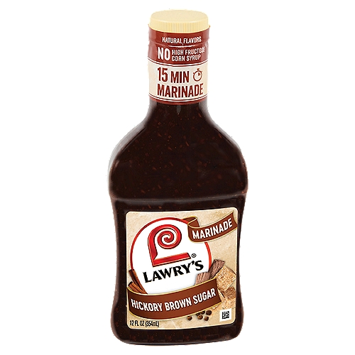 Lawry's Hickory Brown Sugar Marinade, 12 fl oz