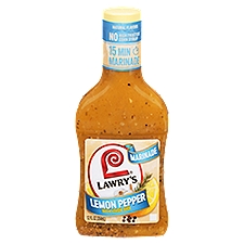 Lawry's Lemon Pepper with Lemon, Marinade, 12 Fluid ounce