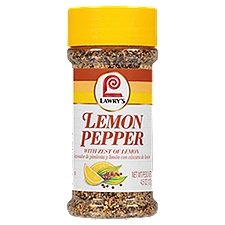 Lawry's Lemon, Pepper, 4.5 Ounce