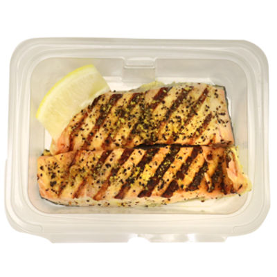 Grilled Lemon Pepper Salmon