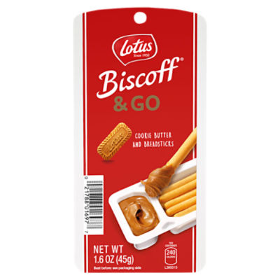 Lotus Biscoff & Go Cookie Butter and Breadsticks, 1.6 oz ShopRite