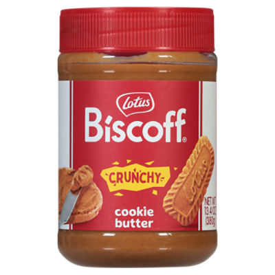 Lotus Biscoff Crunchy Cookie Butter, 13.4 oz