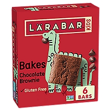 Lärabar Kids Bakes Chocolate Brownie Bars, 0.96 oz, 6 count