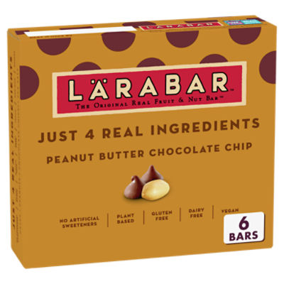 Larabar Peanut Butter Chocolate Chip Fruit & Nut Bars 6 Count