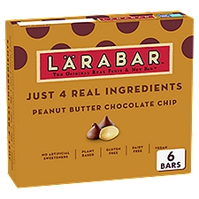 Larabar Peanut Butter Chocolate Chip Fruit & Nut Bars 6 Count