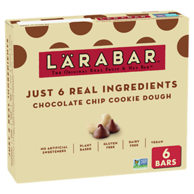 Larabar Chocolate Chip Cookie Dough Fruit & Nut Bar 6 Count