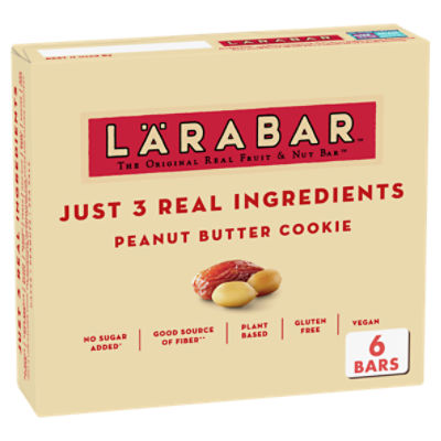 Lärabar Peanut Butter Cookie Bars, 1.7 oz, 6 count