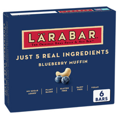 Larabar Blueberry Muffin Fruit & Nut Bars 6 Count ShopRite