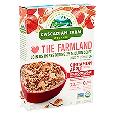 Cascadian Farm Organic Cinnamon Apple Granola, 13 oz