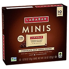 Lärabar Minis Chocolate Chip Cookie Dough Bars, 0.78 oz, 10 count