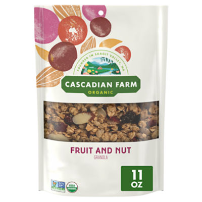 Cascadian Farm Organic Fruit and Nut Granola, 11 oz