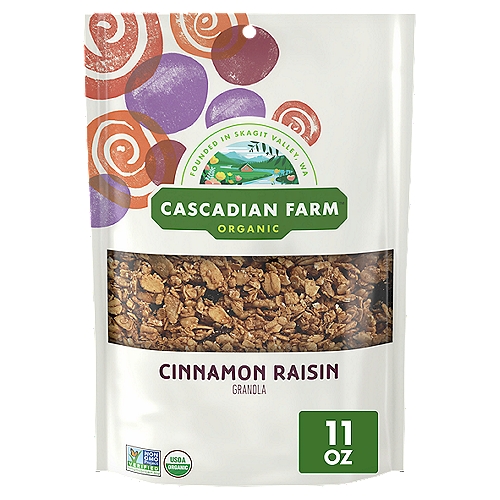 Cascadian Farm Organic Cinnamon Raisin Granola, 11 oz
