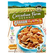 Cascadian Farm Organic Graham Crunch, Cereal, 9.6 Ounce