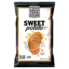 Food Should Taste Good Sweet Potato Tortilla Chips, 5.5 oz, 5.5 Ounce