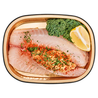 Store Made Crabmeat Stuffed Tilapia, 1 Pound