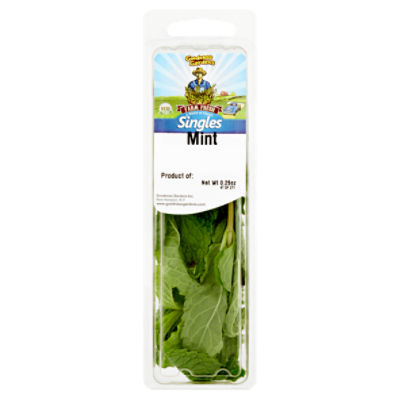 Goodness Gardens Farm Fresh Singles Mint, 0.25 oz, 0.25 Ounce