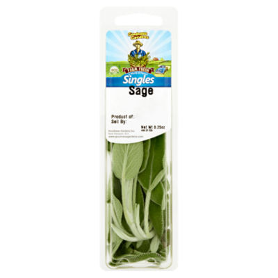 Goodness Gardens Farm Fresh Singles Sage, 0.25 oz, 0.25 Ounce