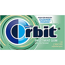 Orbit Sweet Mint Sugarfree Gum, Single Pack, 14 Ounce