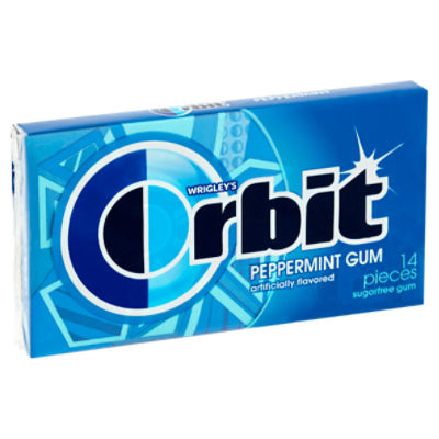 Wrigley's Orbit Peppermint Gum, 14 count