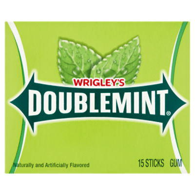Wrigley's Doublemint Gum, 15 count, 15 Ounce