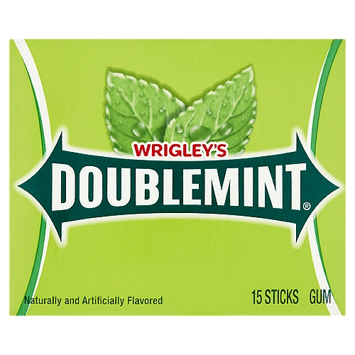 Wrigley's Doublemint Gum, 15 count