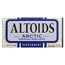 Altoids Arctic Peppermint Sugarfree Curiously Cool Mints, 1.2 oz