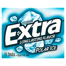 Wrigley's Extra Polar Ice Sugarfree Gum, 15 count