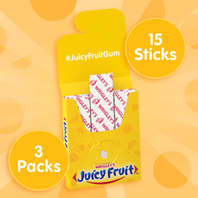 JUICY FRUIT Bulk Chewing Gum, Value Pack