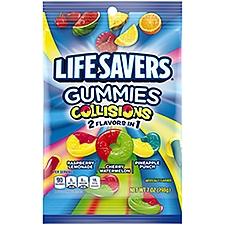 LIFE SAVERS Gummy Candy, Collisions, 7 oz Bag