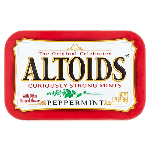 Altoids Peppermint Curiously Strong Mints, 1.76 oz