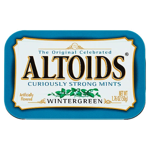Altoids Wintergreen Curiously Strong Mints, 1.76 oz