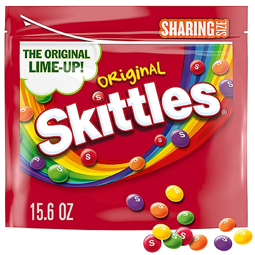 Skittles Original Bite Size Candies Sharing Size, 15.60 oz