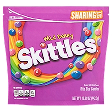 Skittles Wild Berry Bite Size Candies Sharing Size, 15.60 oz, 15.8 Ounce
