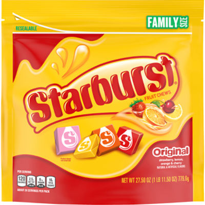 STARBURST Original Fruit Chew, Family Size Bag