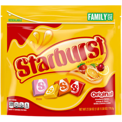 STARBURST Original Fruit Chew, Family Size Bag