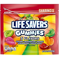 LIFE SAVERS Gummy Candy, 5 Flavors, Sharing Size