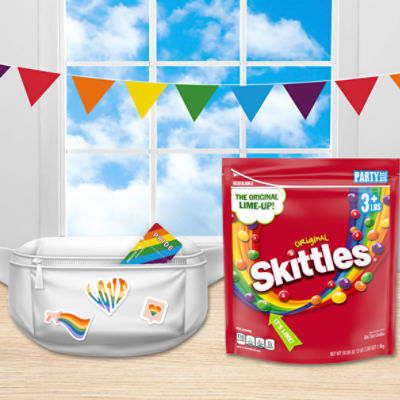 SKITTLES Original Chewy Candy, Party Size, 50 oz