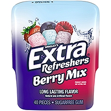EXTRA Refreshers Berry Mix Sugar Free Chewing Gum