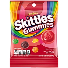 SKITTLES Original Gummy Candy, 5.8 oz Bag, 5.8 Ounce