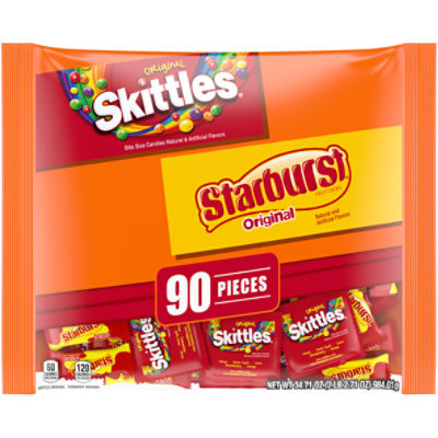 SKITTLES & STARBURST Mixed Halloween Chewy Candy