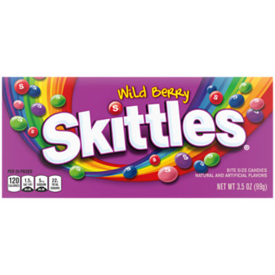 SKITTLES Wild Berry Chewy Candy Theater Box, 3.5 Ounce