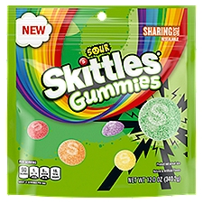 SKITTLES Sour Gummies Chewy Candy, 12 Ounce