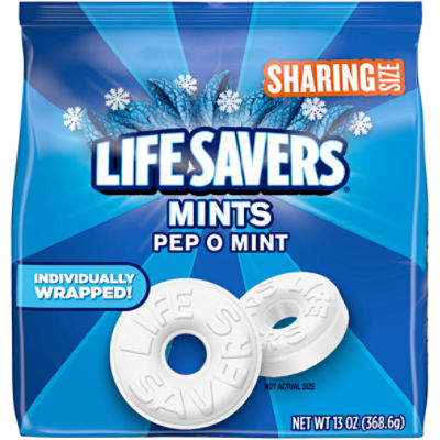 LIFE SAVERS Pep-O-Mint Breath Mints Hard Candy
