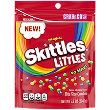 SKITTLES LITTLES Chewy Candy Grab N Go Bag, 7.2 Ounce