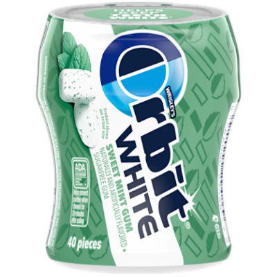 ORBIT WHITE Sweet Mint Sugar Free Chewing Gum