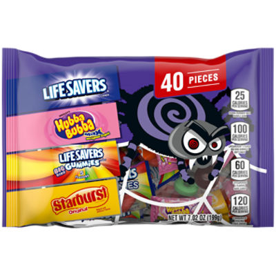 MIXED SUGAR VARIETY LAYDOWN BAG HALLOWEEN 7.02 OUNCES PER BAG