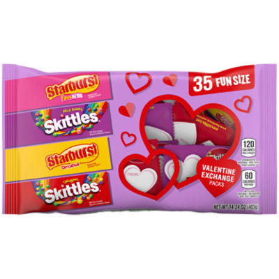 MIXED SUGAR VARIETY FUNSIZE LAYDOWN BAG VALENTINE'S DAY 14.24 OUNCES EACH, 14.24 Ounce