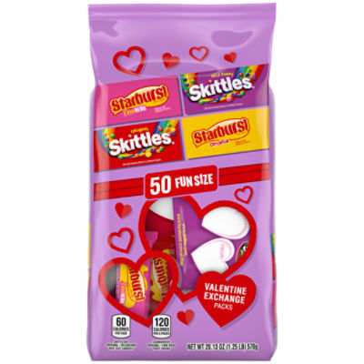 MIXED SUGAR VARIETY FUNSIZE STAND UP POUCH VALENTINE'S DAY 20.13 OUNCE PER BAG